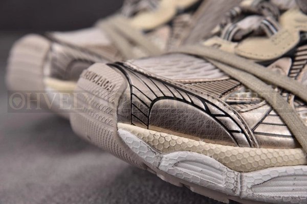 발렌시아가 3XL 카키 베이지 스니커즈