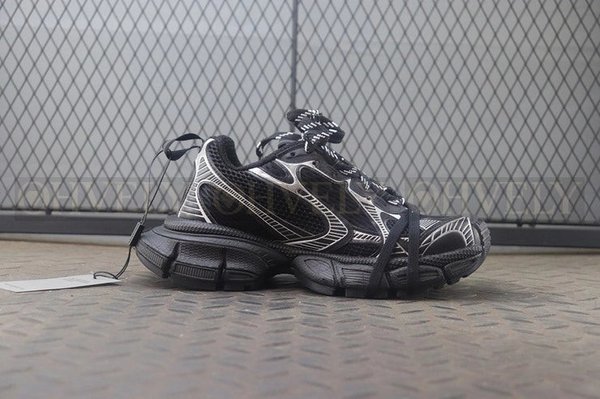 발렌시아가 3XL 블랙 화이트 스니커즈