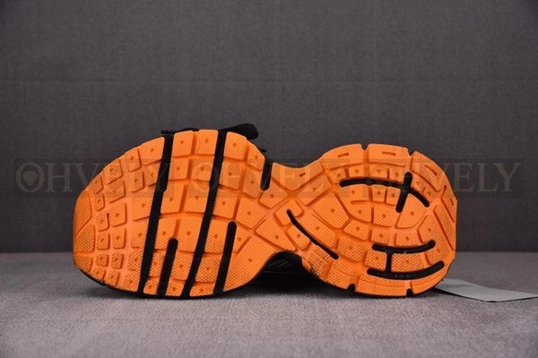 발렌시아가 3XL 블랙 오렌지 스니커즈