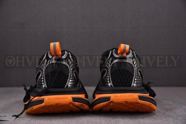 발렌시아가 3XL 블랙 오렌지 스니커즈