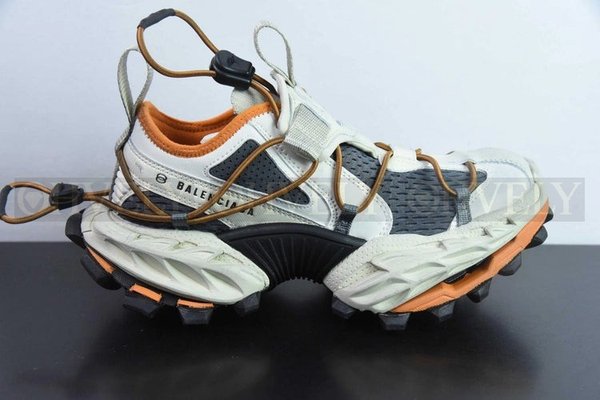 발렌시아가 하이크 스니커즈 베이지 오렌지