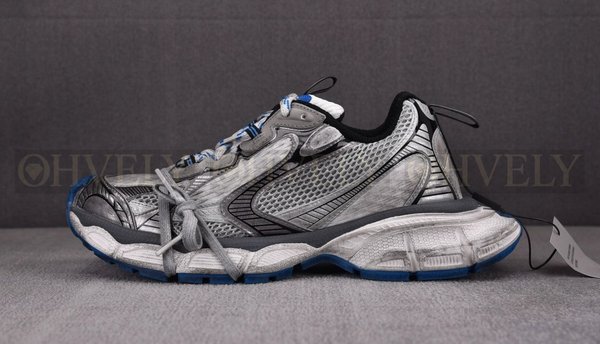 발렌시아가 3XL 스니커즈 그레이 화이트 블루