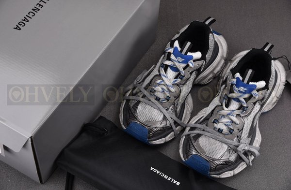 발렌시아가 3XL 스니커즈 그레이 화이트 블루