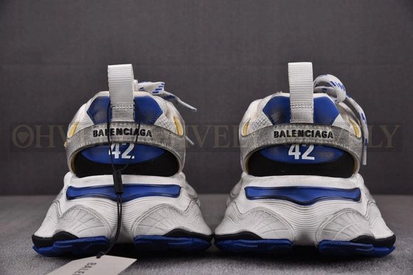 발렌시아가 카고 스니커즈 그레이 화이트 블루