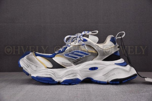 발렌시아가 카고 스니커즈 그레이 화이트 블루