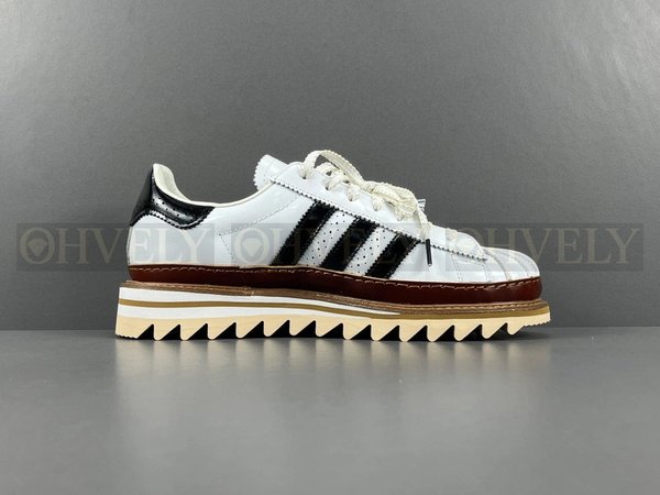 아디다스 x 클랏 슈퍼스타 클라우드 화이트 코어 블랙