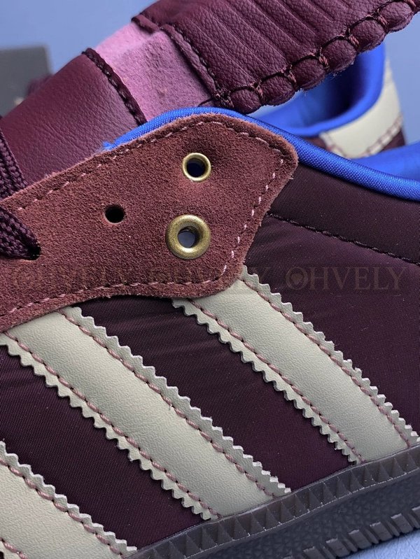 아디다스 x 웨일스 보너 나일론 삼바 폭스 브라운 샌디 베이지