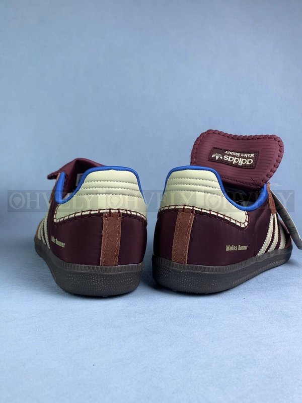 아디다스 x 웨일스 보너 나일론 삼바 폭스 브라운 샌디 베이지