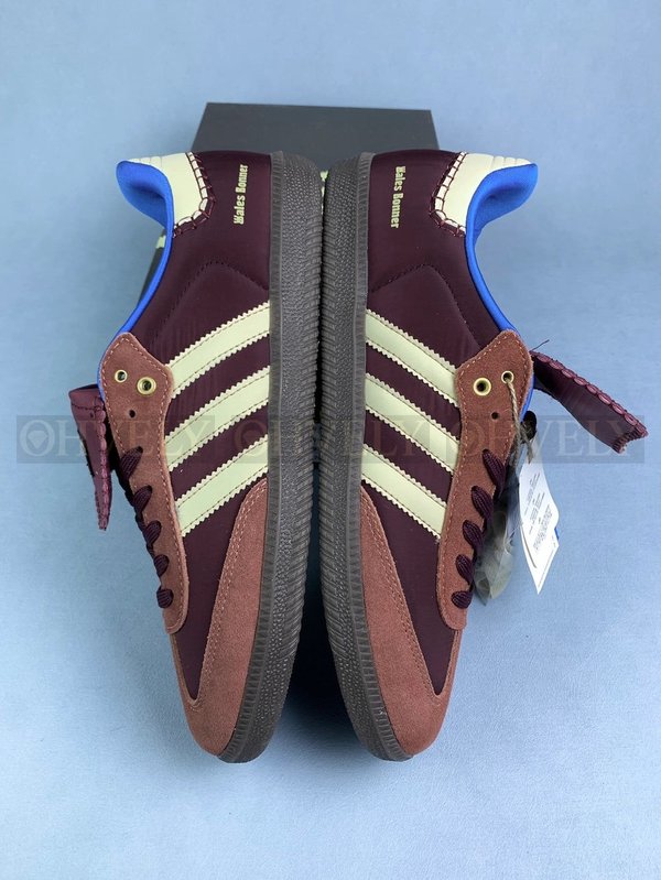 아디다스 x 웨일스 보너 나일론 삼바 폭스 브라운 샌디 베이지