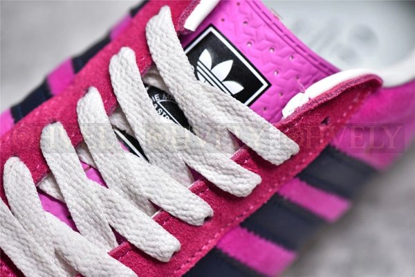 구찌 x 아디다스 가젤 스니커즈 핑크 벨벳