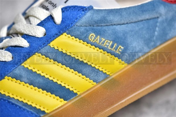 구찌 x 아디다스 가젤 스니커즈 라이트 블루