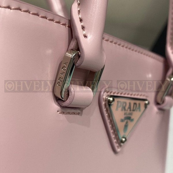 프라다 브러시드 미니 토트백