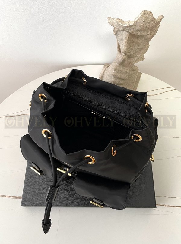 프라다 리나일론 백팩 스몰 금장