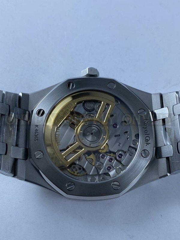 오데마피게 로얄오크 15500 스틸 블루 다이얼