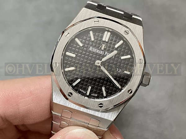 오데마피게 로얄오크 67651 스틸 검판 (33mm,쿼츠)