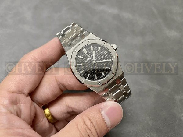 오데마피게 로얄오크 67651 스틸 검판 (33mm,쿼츠)