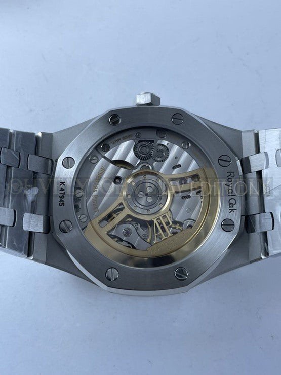 오데마피게 로얄오크 15500 스틸 블랙 다이얼