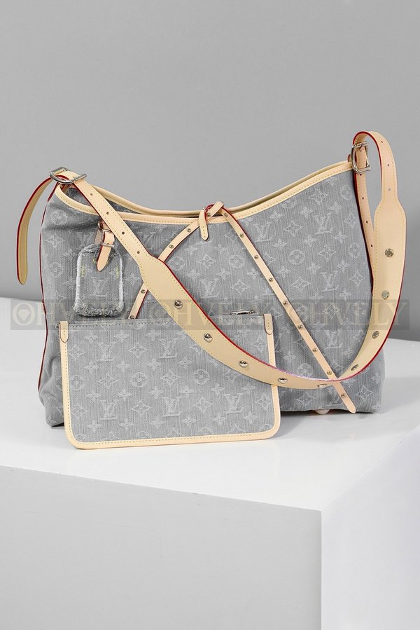 루이비통 워시드 그레이 캐리올 MM