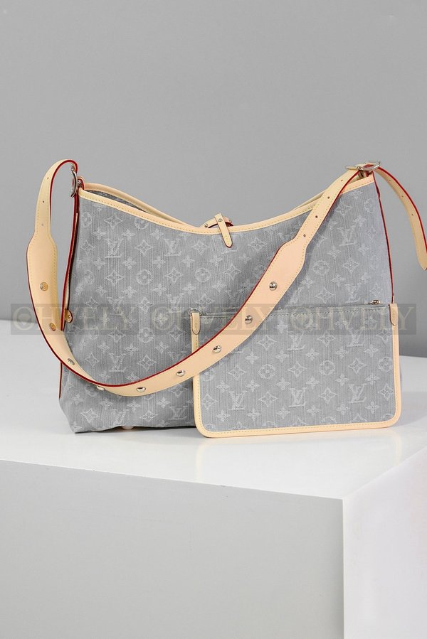 루이비통 워시드 그레이 캐리올 MM