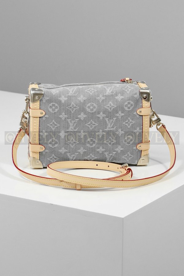 루이비통 워시드 그레이 사이드 트렁크 MM