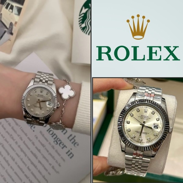 롤렉스 데이저스트 텐포인트 다이아 실버 40mm