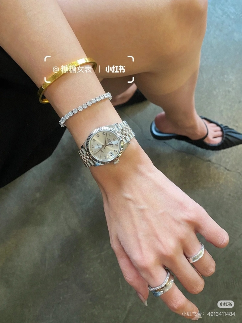 롤렉스 데이저스트 텐포인트 다이아 실버 40mm