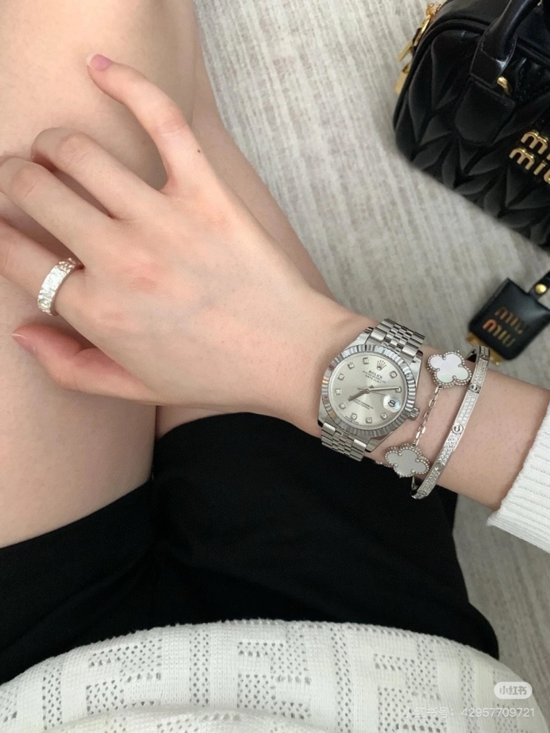 롤렉스 데이저스트 텐포인트 다이아 실버 40mm