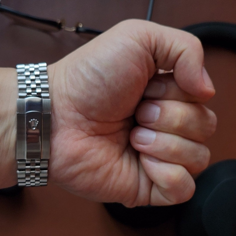 롤렉스 데이트 저스트 블루 다이얼