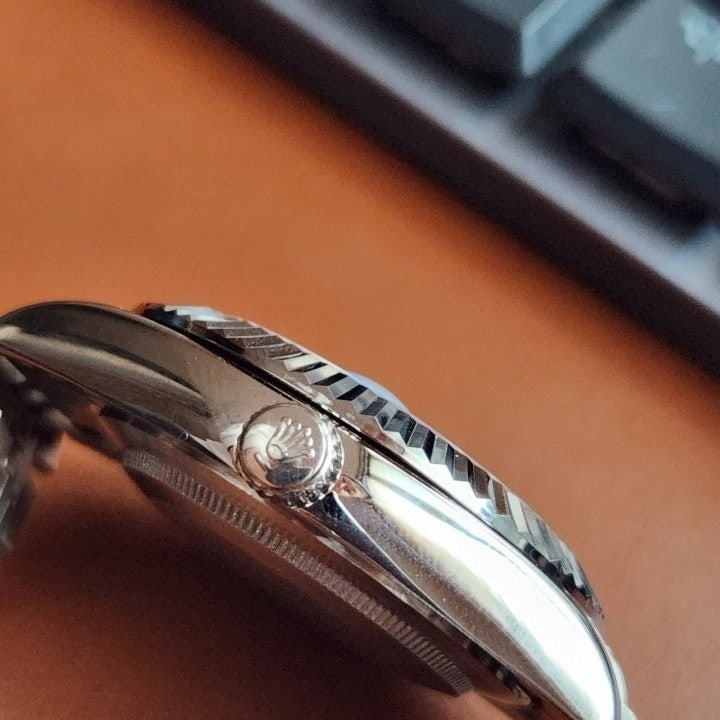 롤렉스 데이트 저스트 블루 다이얼