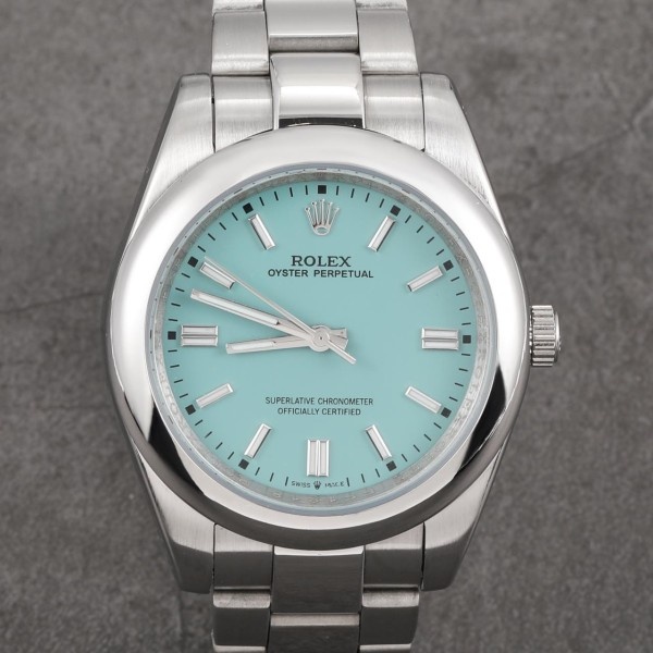 롤렉스 오이스터 퍼페츄얼 더콰이즈 블루