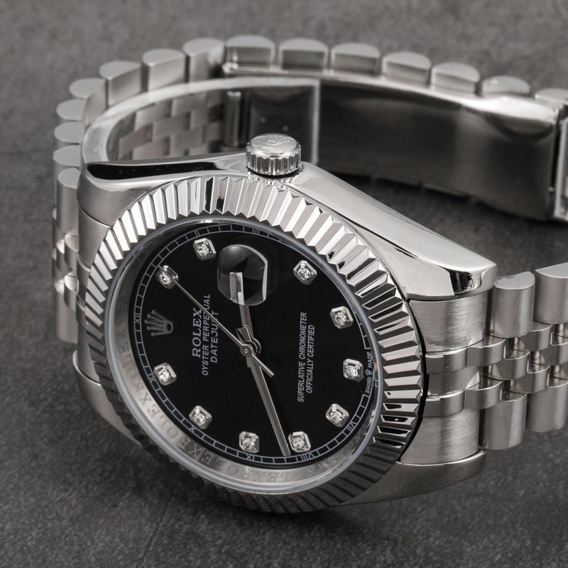 롤렉스 데이트 저스트 - 블랙