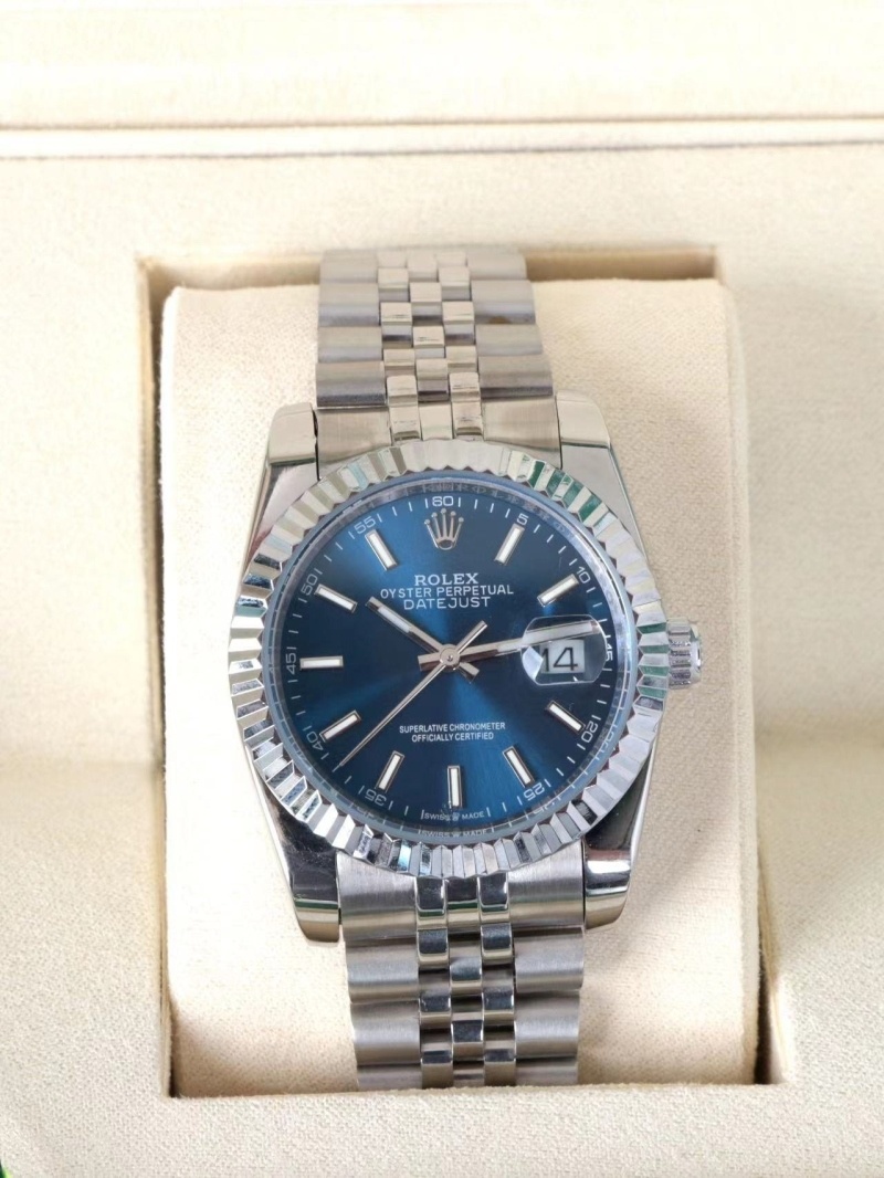 롤렉스 데이트저스트 블루다이얼