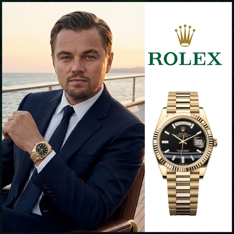 롤렉스 데이데이트 블랙 금통