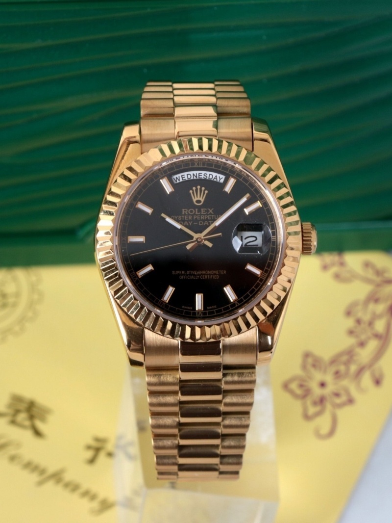 롤렉스 데이데이트 블랙 금통