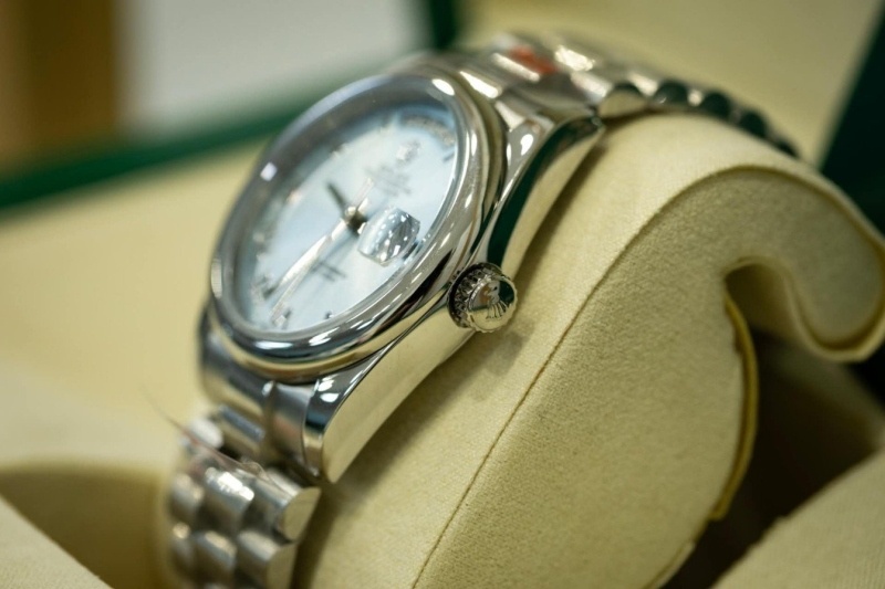 롤렉스 데이데이트 아이스 블루 36mm