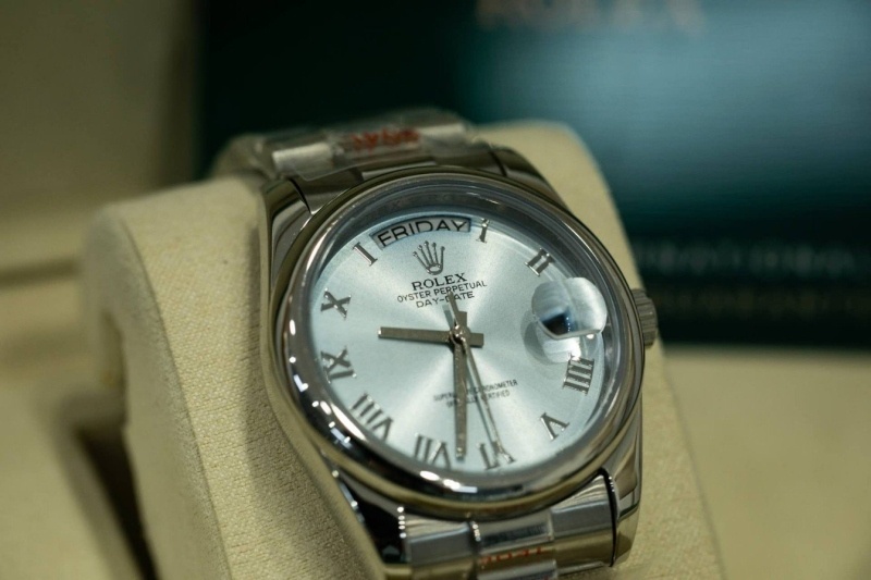 롤렉스 데이데이트 아이스 블루 36mm