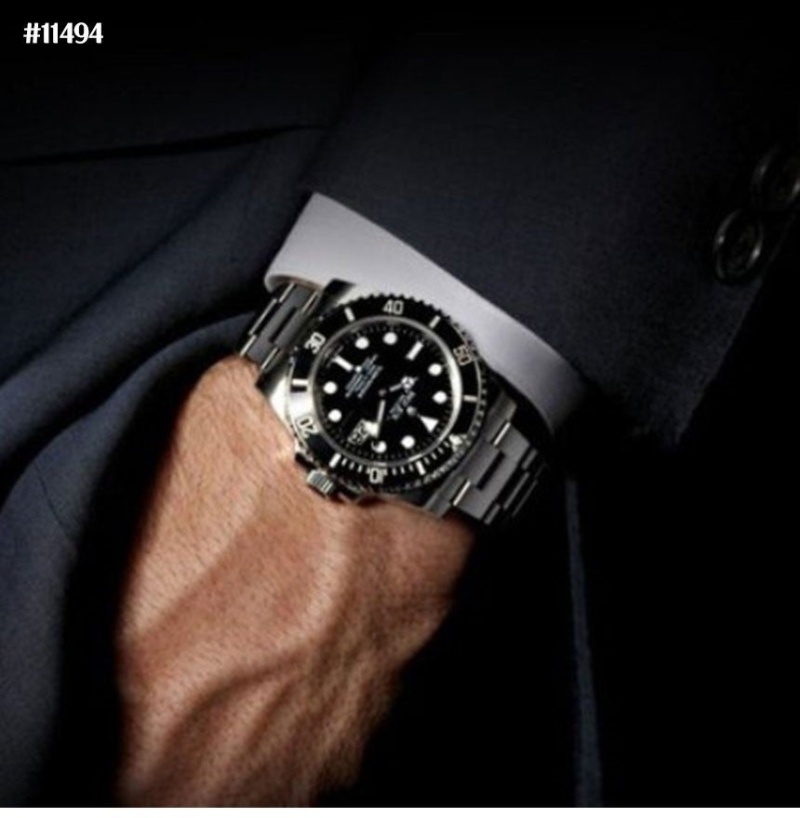 롤렉스 서브마리너 오이스터 스틸 오토매틱 크로노미터 블랙 다이얼