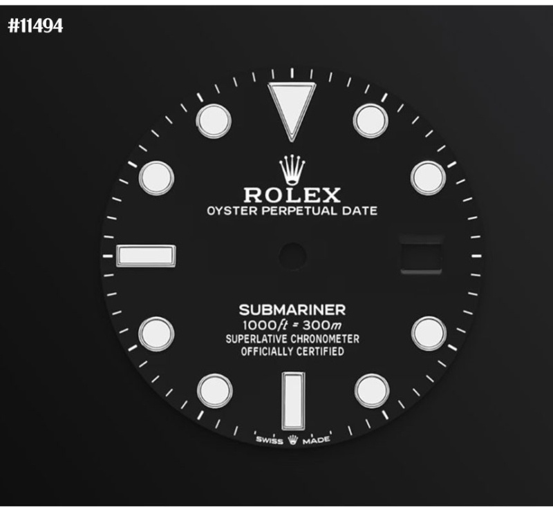 롤렉스 서브마리너 오이스터 스틸 오토매틱 크로노미터 블랙 다이얼