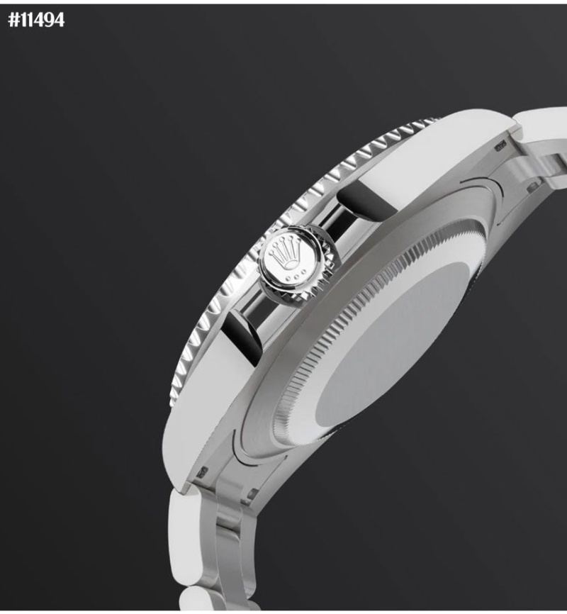 롤렉스 서브마리너 오이스터 스틸 오토매틱 크로노미터 블랙 다이얼