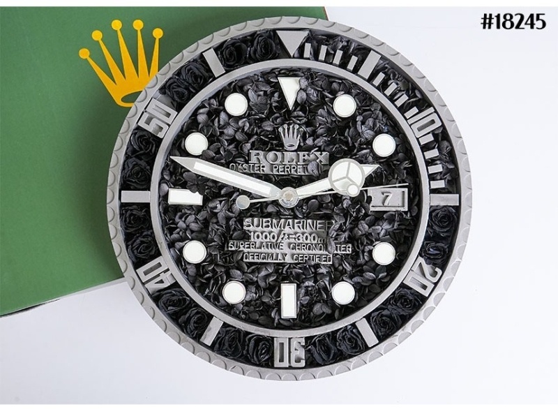 롤렉스 서브마리너 플라워 베이스 월 클락