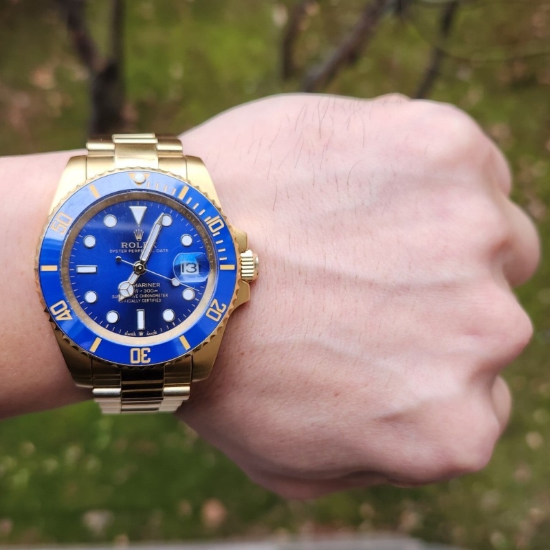 롤렉스 서브마리너 골드 청판