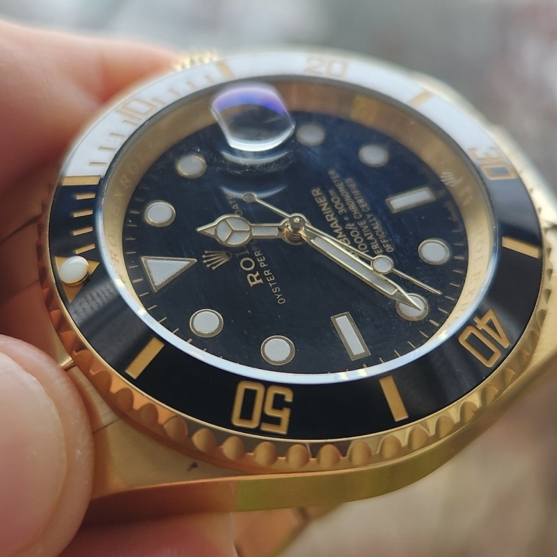 롤렉스 서브마리너 골드 블랙