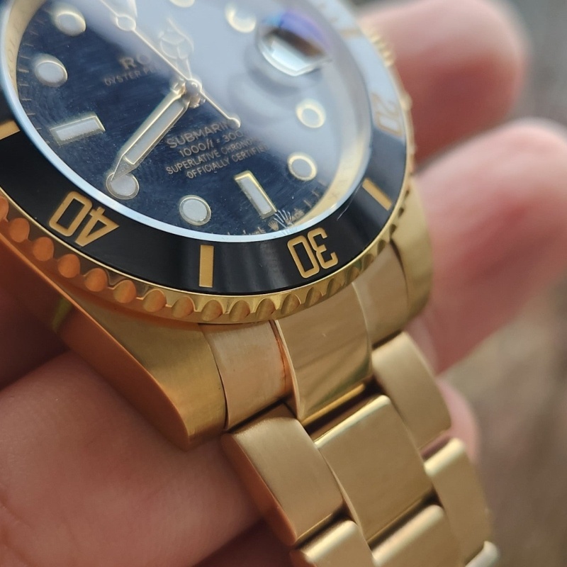 롤렉스 서브마리너 골드 블랙