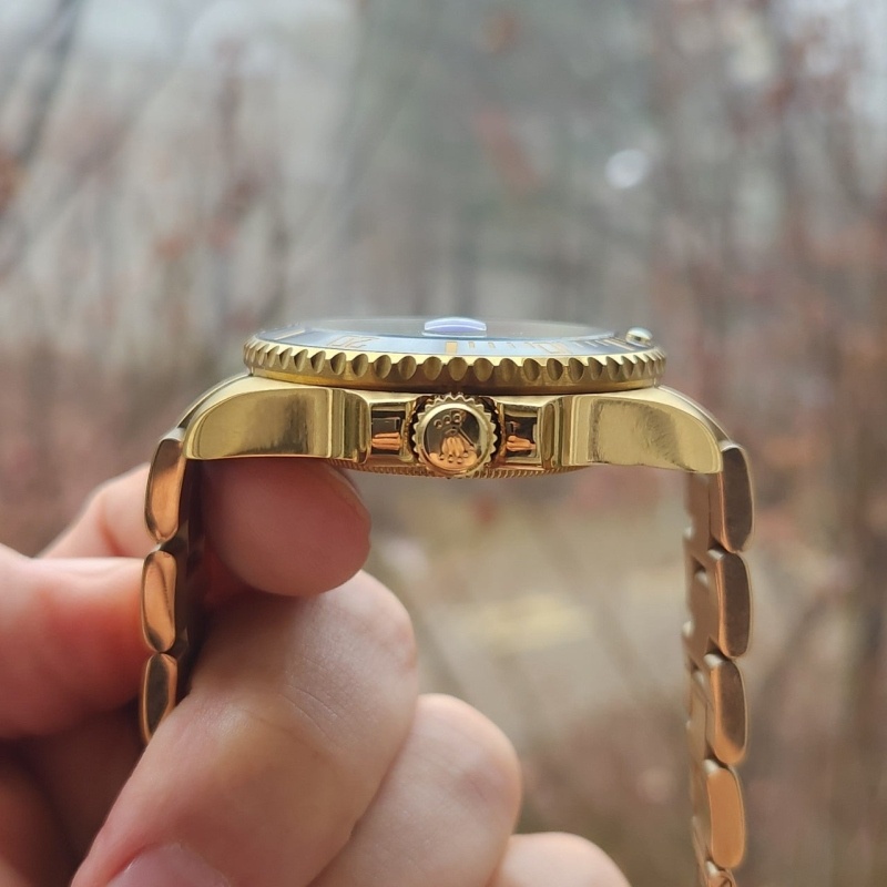 롤렉스 서브마리너 골드 블랙