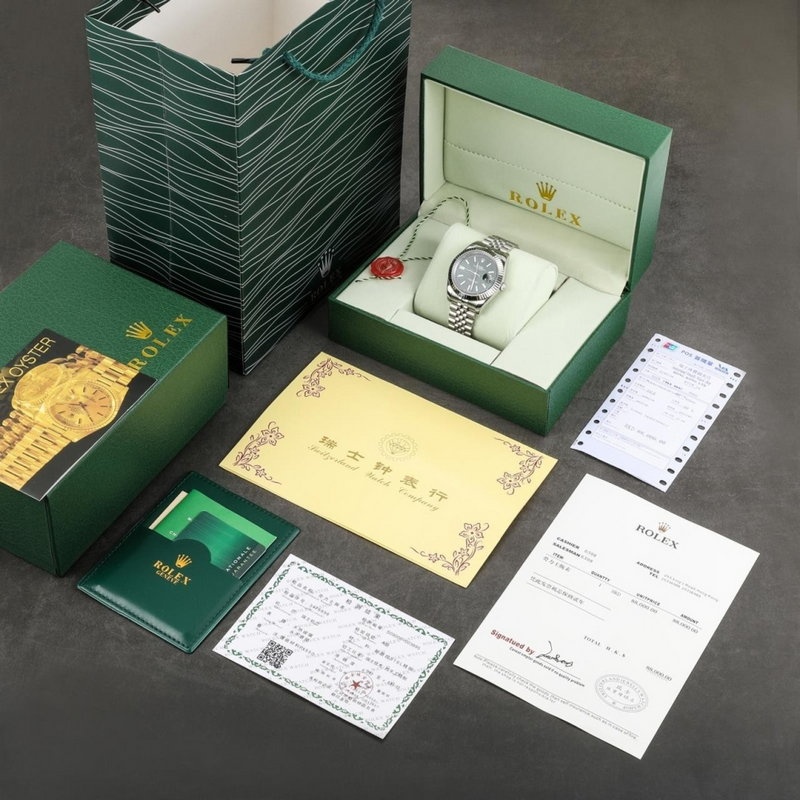 롤렉스 데이트 저스트 - 녹판 [1-195]