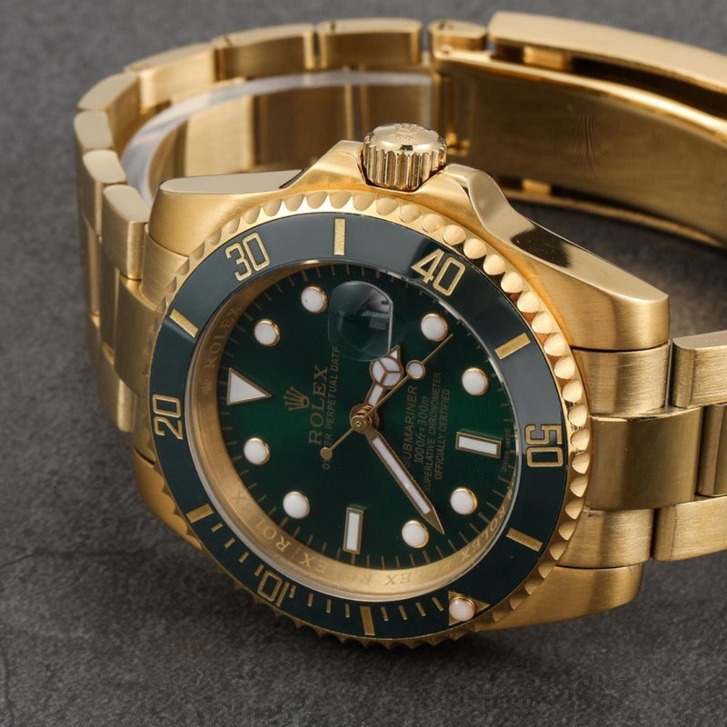 롤렉스 서브마리너 데이트 그린 금통 - [1-182]