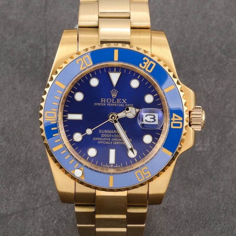 롤렉스 서브마리너 데이트 블루 금통 - [1-181]