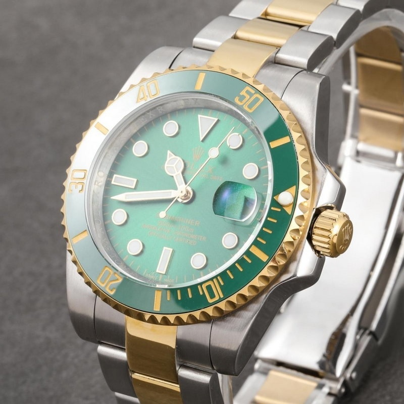 롤렉스 서브마리너 데이트 그린 콤비 - [1-179]