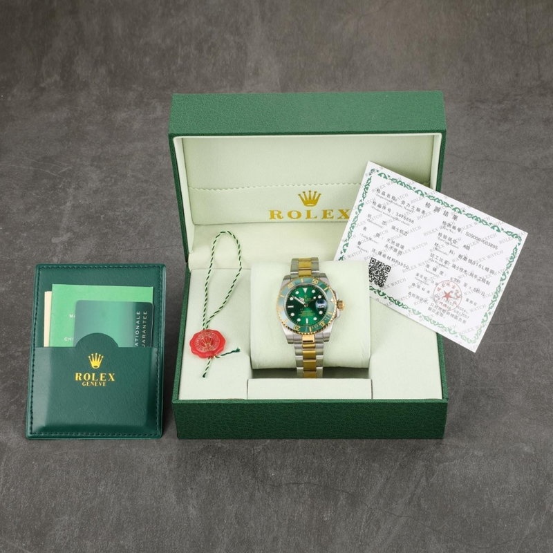 롤렉스 서브마리너 데이트 그린 콤비 - [1-179]