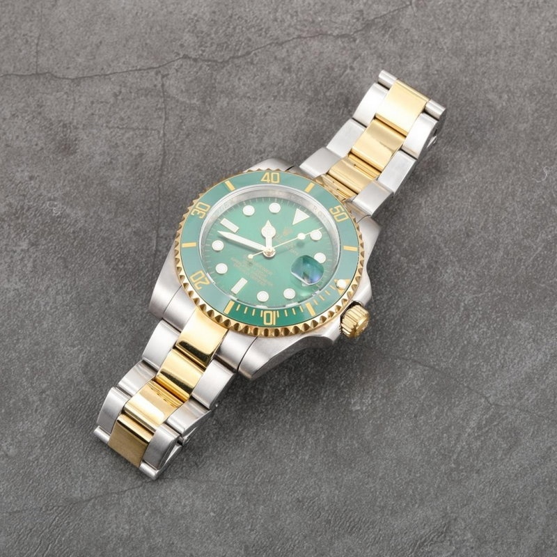 롤렉스 서브마리너 데이트 그린 콤비 - [1-179]